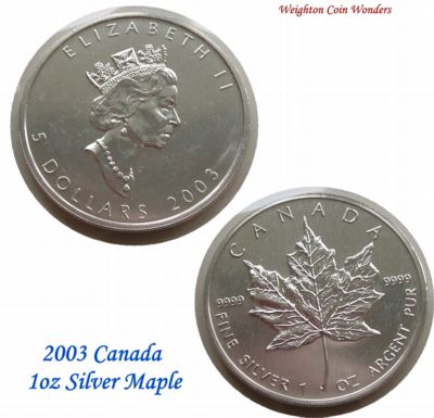 2003 1oz Silver Maple